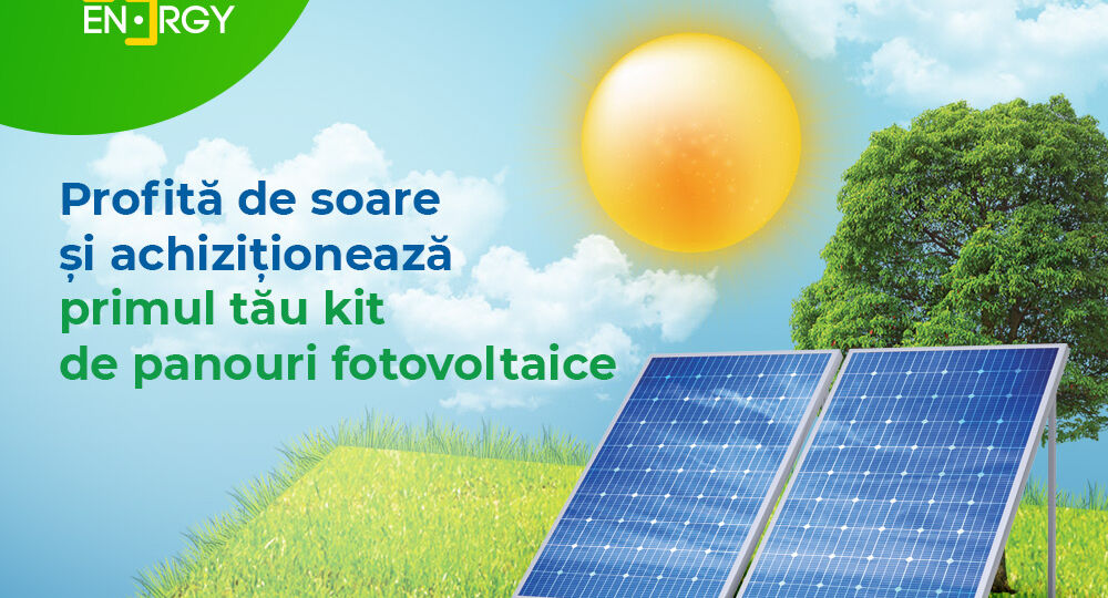 Profită de soare și achiziționează primul tău kit de panouri fotovoltaice