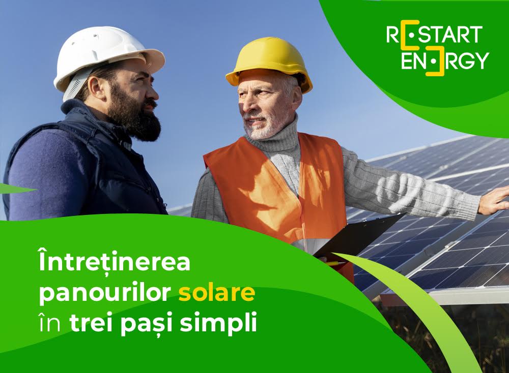 Întreținerea panourilor solare în trei pași simpli