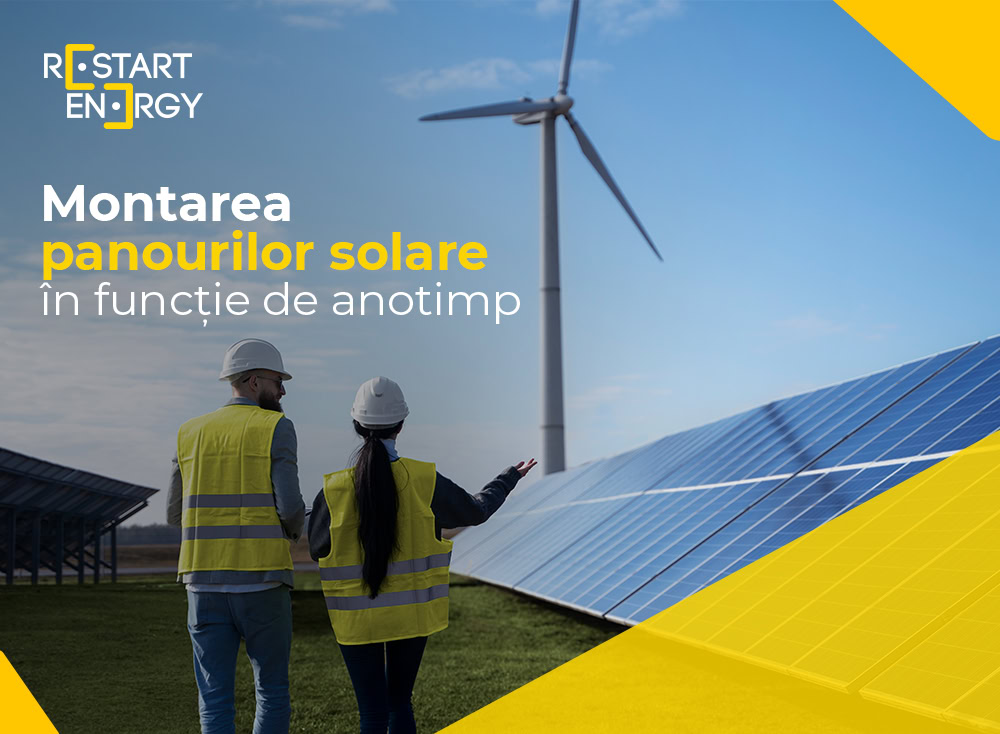 Montarea panourilor solare în funcție de anotimp